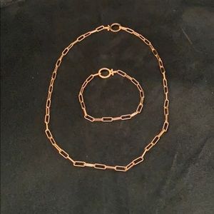Gorjana Parker Necklace and Bracelet set